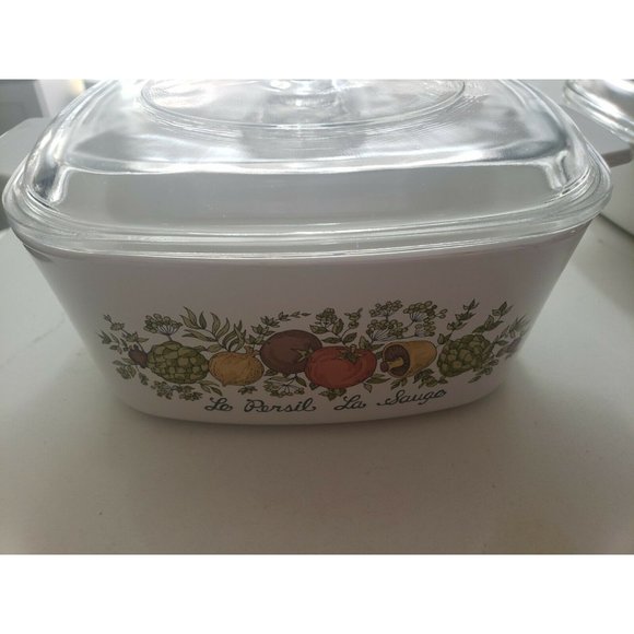 Vintage Corningware Le Persil La Sauge Casserole dish with lid - Picture 1 of 7